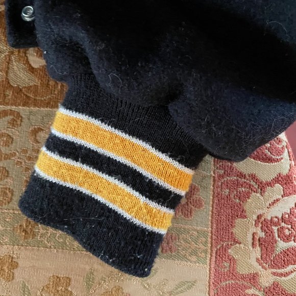 BVHS Blue Valley High School Women's Girls Letterman Letter Jacket - Picture 4 of 7